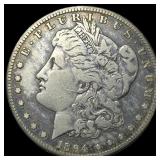 1894-S Silver Morgan Dollar LIGHTLY CIRCULATED