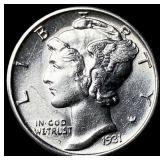 1931-S Silver Mercury Dime GEM BU