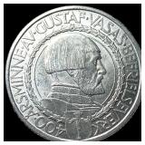 1921 Sweden Silver 2 Kroner UNCIRCULATED