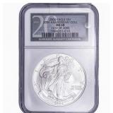 2004 Silver Eagle NGC MS68