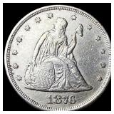 1876-CC Silver Twenty Cents UNCIRCULATED