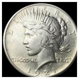 1921 Silver Peace Dollar CLOSELY UNCIRCULATED