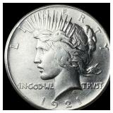 1921 Silver Peace Dollar CHOICE BU