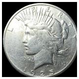 1923-S Silver Peace Dollar ABOUT UNCIRCULATED