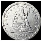 1857 Seated Liberty Quarter UNCIRCULATED