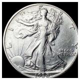 1938-D Silver Half Dollar Walking Liberty CLOSELY