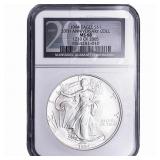 1994 Silver Eagle NGC MS68