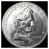 1918 Illinois Centennial Silver Half Dollar UNCIRC