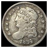1834 Capped Bust Half Dime LIGHTLY CIRCULATED