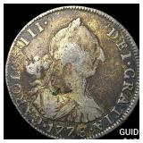1778 Colonial Spain Silver 4 Reales NEARLY UNCIRCU