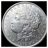 1878 Silver Morgan Dollar CLOSELY UNCIRCULATED