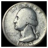 1932-D Silver Washington Quarter NICELY CIRCULATED