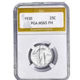 1930 Standing Liberty Quarter PGA MS65 FH
