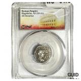 Roman Empire Elagabalus 218-222 AD Silver Denariu