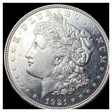 1921 Silver Morgan Dollar GEM BU