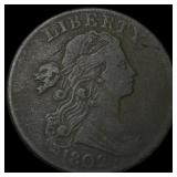 1802 Draped Bust Large Cent ABOUT UNCIRCULATED