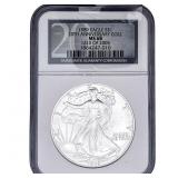 1989 Silver Eagle NGC MS68