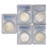 [5 Coins] 1926 Silver Peace Dollar PCGS MS63