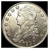 1830 Capped Bust Half Dollar CLOSELY UNCIRCULATED