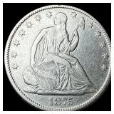 1875 Seated Liberty Half Dollar NEARLY UNCIRCULATE