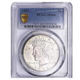 1922 Silver Peace Dollar PCGS MS66