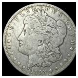 1893-O Silver Morgan Dollar LIGHTLY CIRCULATED