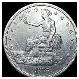 1877-S Silver Trade Dollar CLOSELY UNCIRCULATED
