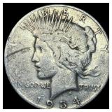 1934 Silver Peace Dollar LIGHTLY CIRCULATED
