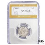 1887 Liberty Victory Nickel PGA MS63