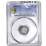 1900-O Barber Dime PCGS XF45