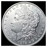 1878 Silver Morgan Dollar CLOSELY UNCIRCULATED