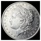 1890-S Silver Morgan Dollar CHOICE AU