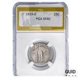 1919-D Standing Liberty Quarter PGA XF40