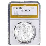 1899-O Morgan Silver Dollar PGA MS64