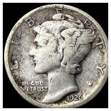 1926-S Silver Mercury Dime NEARLY UNCIRCULATED