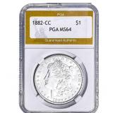 1882-CC Morgan Silver Dollar PGA MS64
