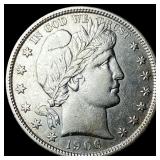 1906 Barber Half Dollar CLOSELY UNCIRCULATED