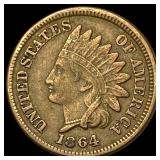 1864 Bronze Indian Head Cent CLOSELY UNCIRCULATED