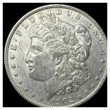 1902-O Silver Morgan Dollar CLOSELY UNCIRCULATED