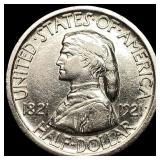 1921 Missouri Centennial Half Dollar CLOSELY UNCIR