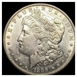 1889-S Silver Morgan Dollar CHOICE AU