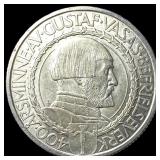 1921 Sweden Silver 2 Kroner UNCIRCULATED