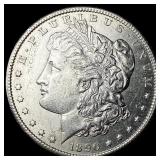 1890-S Silver Morgan Dollar CHOICE AU