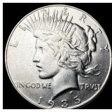 1935 Silver Peace Dollar CHOICE AU