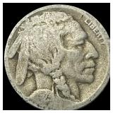 Buffalo Nickel no visible date or mint mark. ABOUT