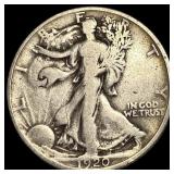 1920 Walking Liberty Half Dollar LIGHTLY CIRCULATE