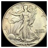 1939-S Silver Walking Liberty Half Dollar CHOICE A