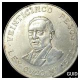 1972 Mexico Silver 25 Pesos UNCIRCULATED