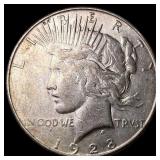 1928-S Silver Peace Dollar NEARLY UNCIRCULATED