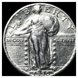 1930-S Silver Standing Liberty Quarter CLOSELY UNC